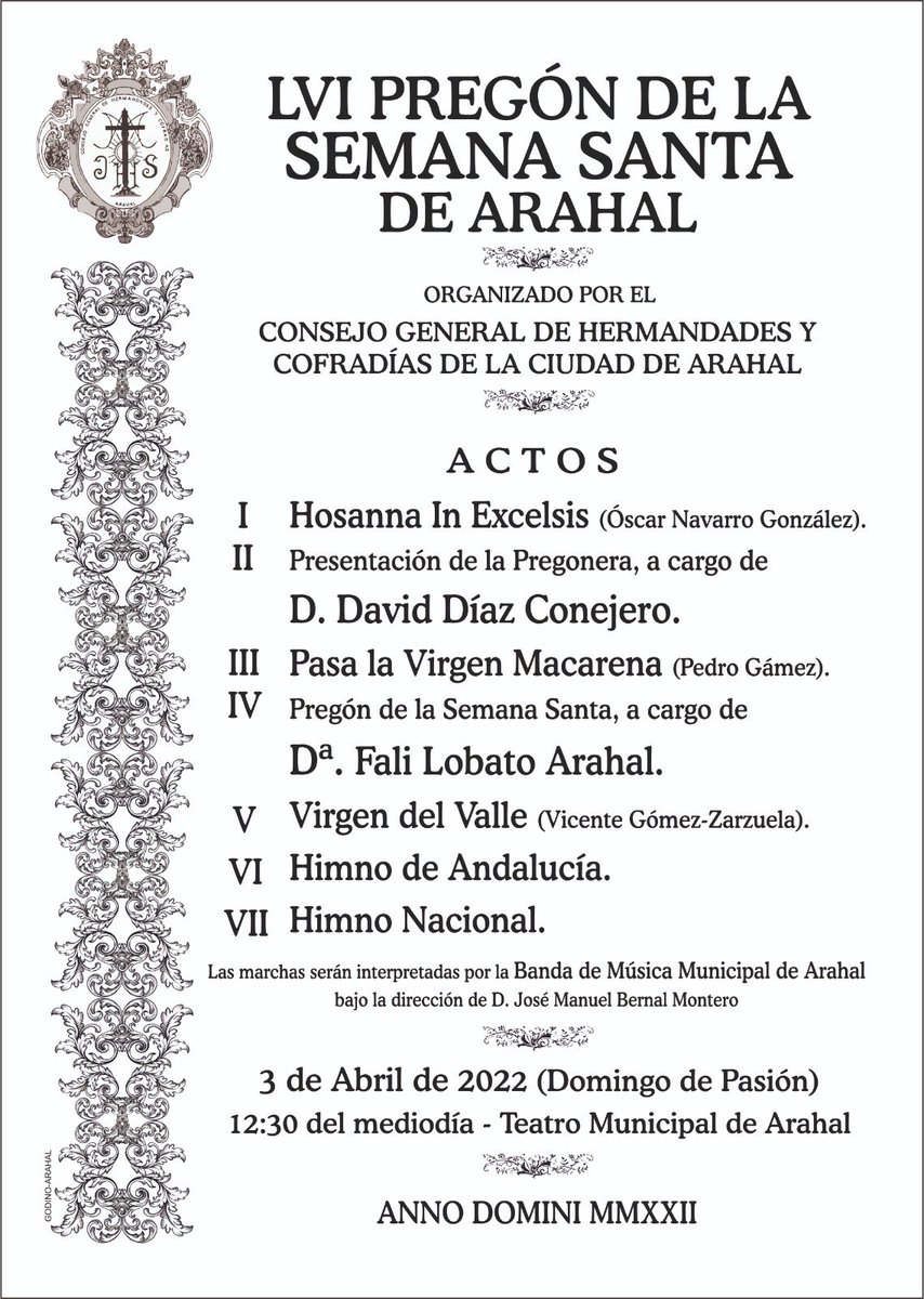 Consejo HHCC Arahal (@hhccarahal) on Twitter photo 