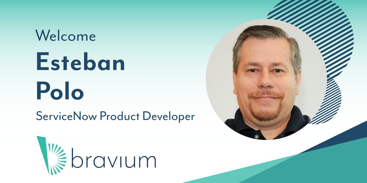 Bravium is very happy to welcome Esteban Polo as our newest hire! Help us give him a warm welcome to the team!

#Welcome #NewHire #TeamBravium