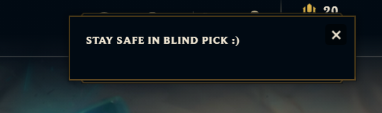 Moosepleaser's tweet photo. League of Legends has resorted to threats now... https://t.co/6nJfh7XmUB