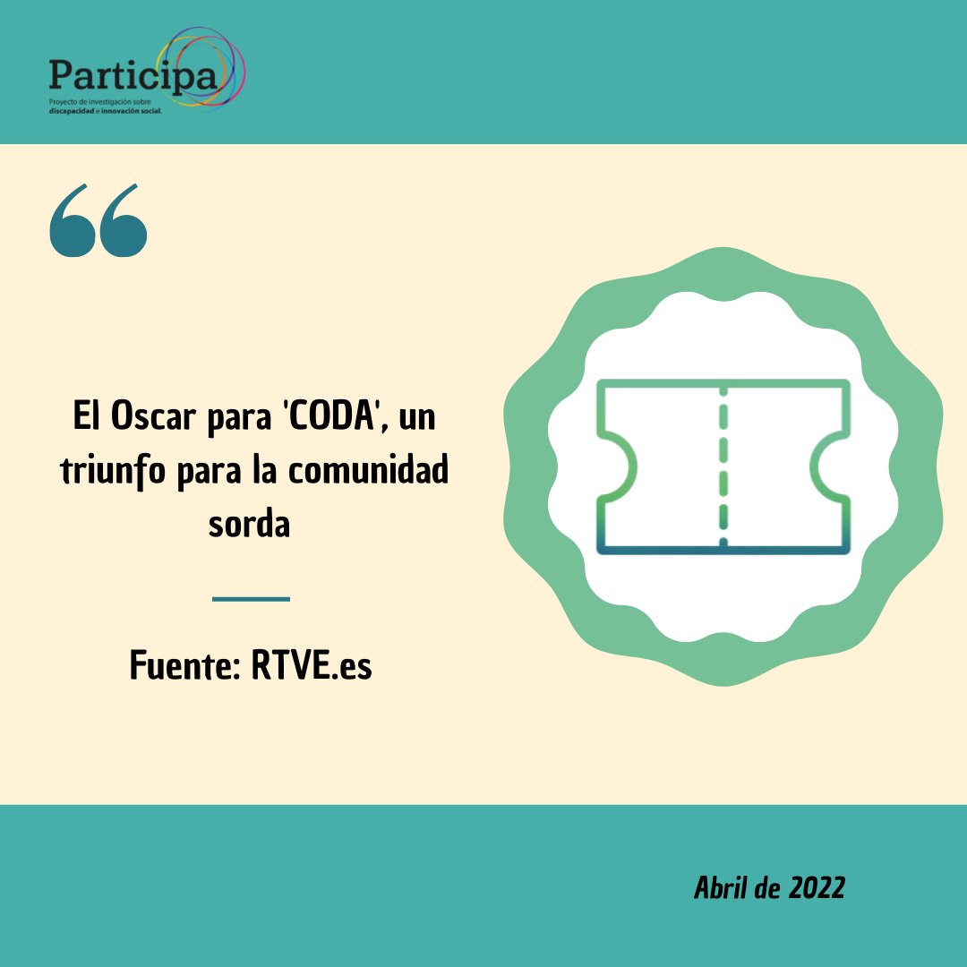 IGuttmann's tweet photo. Selección de noticias de actualidad sobre discapacidad en la web del proyecto PARTICIPA vía @Fundacion_ONCE @tododisca
Léelas aquí👇
https://t.co/ihmxKElxA2
#participaig #investigaciónsocial https://t.co/tqf1POZtee
