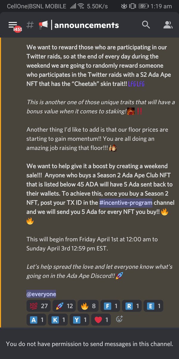 arsalean's tweet photo. Also for anyone thinking of buying a S2 @AdaApeClub Nft, the time couldn't be better, if you buy any S2 ADA APE CLUB Nft below 45 ADA, you will be returned 5 ADA to you wallet😍💯, They have much more to offer but I'm limited to words here!! More info👇🏻#adaapeclub #cnft #ape #ada https://t.co/OMVW4jvr6z