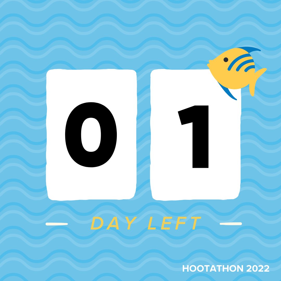 HootaThon's tweet photo. 1️⃣ DAY!!! 

We are officially one day out from the main event and we could not be more excited! 

Here are a few reminders as you prepare for the big day, and for the biggest reminder of all: Kids Can't Wait‼️ Sign up for or donate to HootaThon today.

https://t.co/fS4OTAw2nH https://t.co/MaMbffGrFG