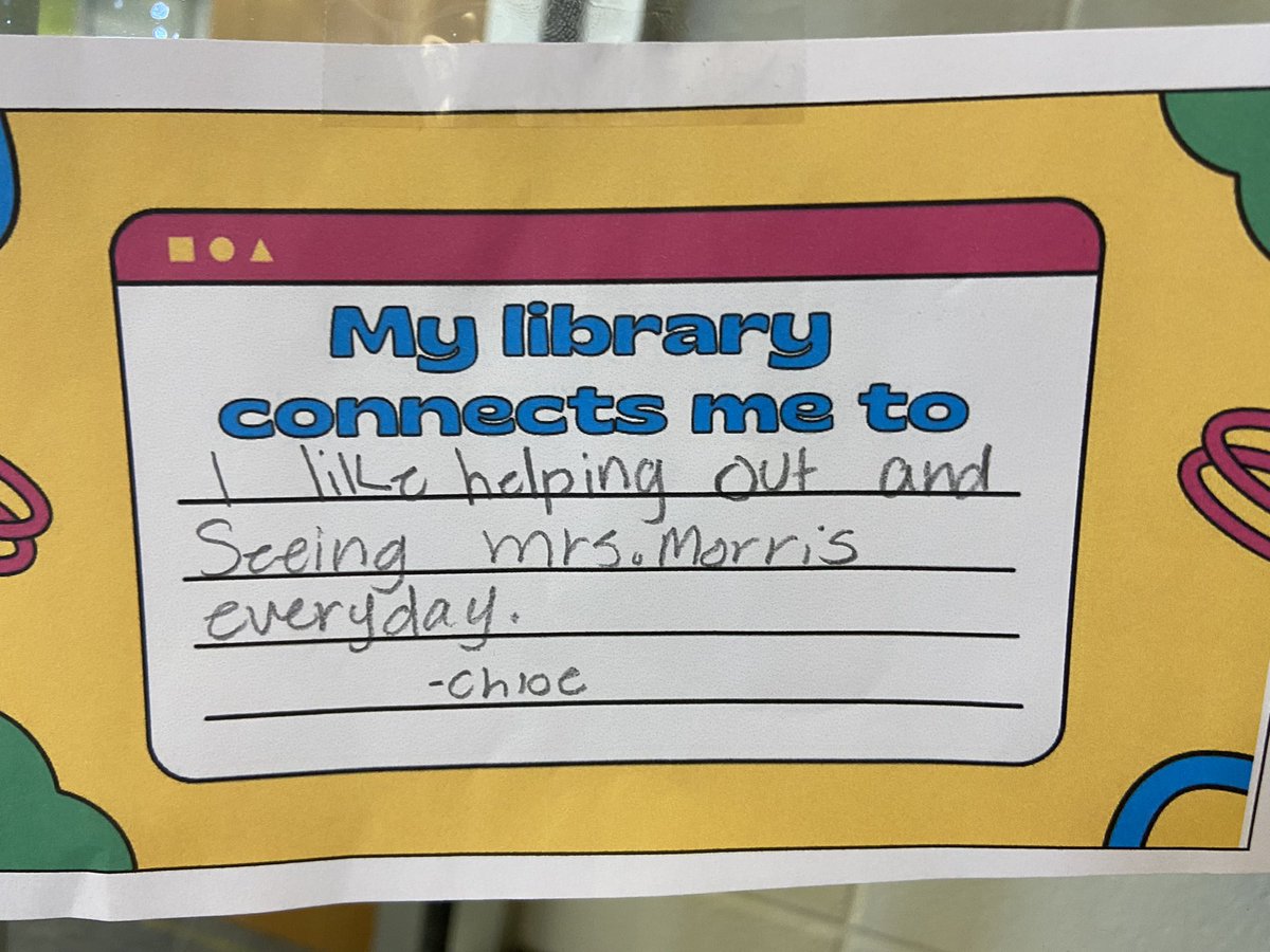 PipkinMiddleLC's tweet photo. Happy School Library Month! @PipkinR12 students and staff are sharing how the library connects them to….  #spslib #SchoolLibraryMonth https://t.co/llFzkGUb82