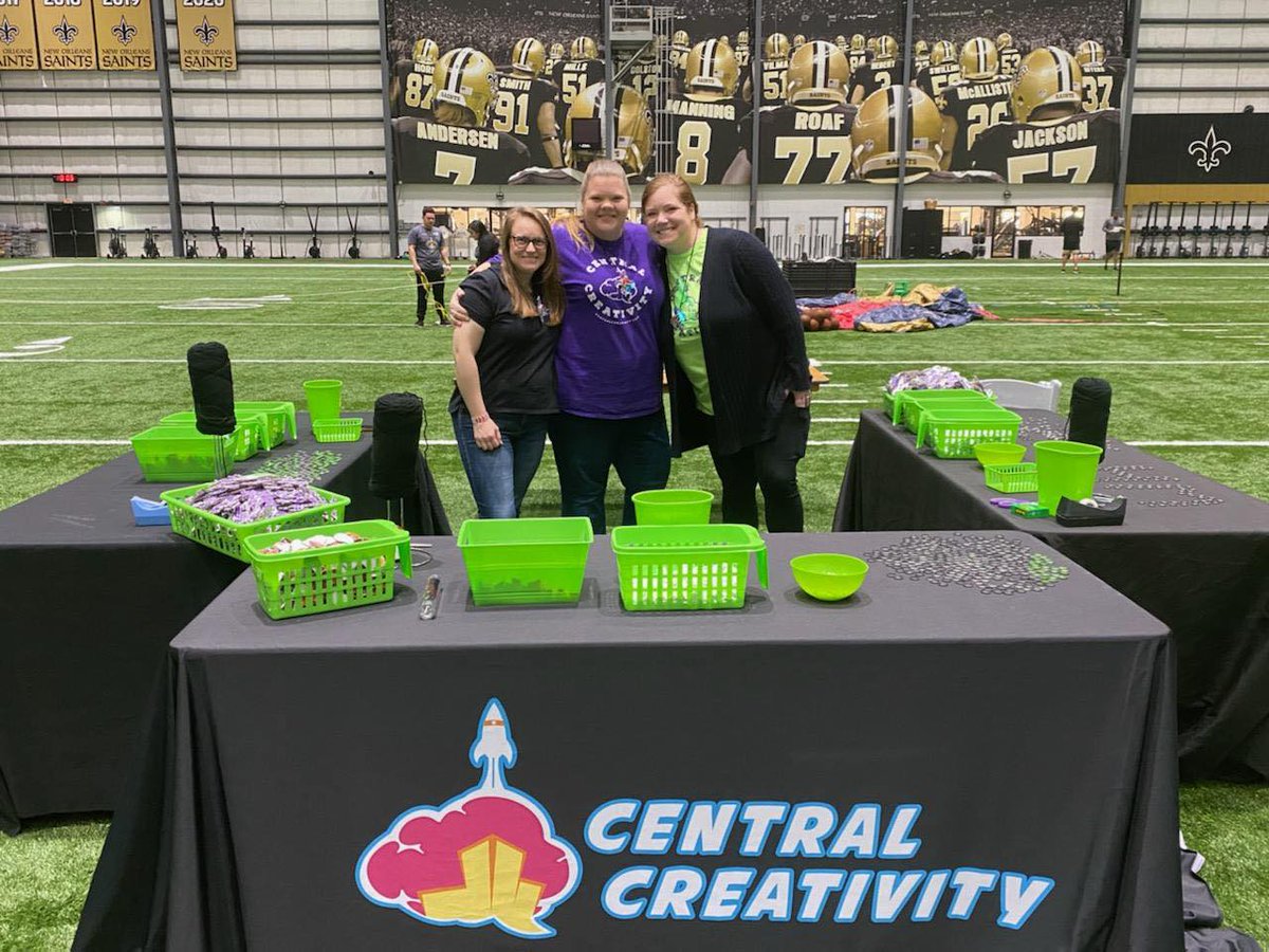 CntrlCre8ivity's tweet photo. Part of our team was in New Orleans at the STEM Fair today (@GNOSTEM) enjoying so much hands-on STEM fun alongside the New Orleans Saints and the New Orleans Pelicans!
#STEMfair #nba #nfl #new #gnostem #neworleanssaints #neworleanspelicans #centralcreativity https://t.co/BiwyHk4yhg