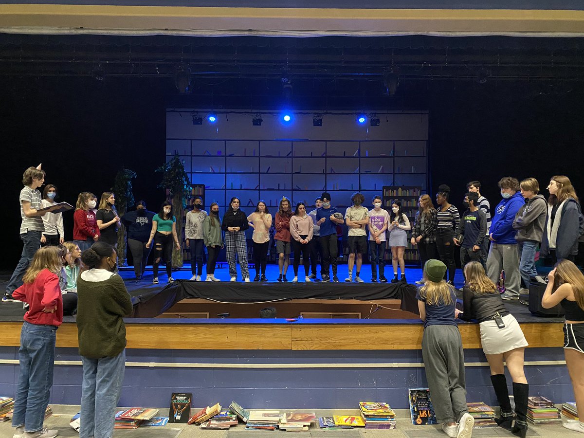 Getting ready for show week!!! Come out and see Matilda April 7, 8, 9 at 7pm and at 1pm on April 9. Tickets are available at the door or ahead of time at showtix4u.com <a href="/UHS_FCPS/">Urbana HS (MD)</a> <a href="/DramaUhs/">UHS Drama</a> @FCPS_SVPA