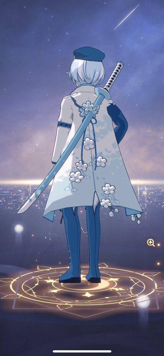 後ろ姿も超かっこいいですのよ のイラスト