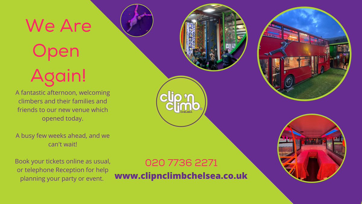 What a fantastic opening day!  Thanks to everyone for coming down to our first sessions in our new home - a busy few weeks ahead!  #NewHome #TheBigMove #ReadyForHolidays #CNCCPartyBus