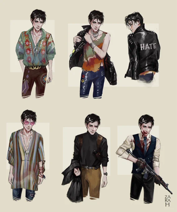 My vampire René and his current style 1969. 
