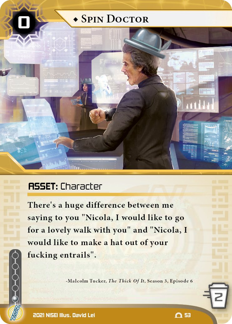 spindoctoranr's tweet photo. Special April Fools edition Spin Doctor! Huge props to @NoahTheDuke and the rest of the https://t.co/3vKnpmCbWU devs, I laughed my jaunty little bonnet off! https://t.co/dMY305qRls