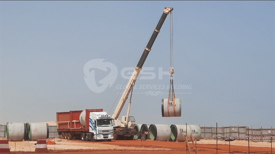 gsh_Sarl's tweet photo. Nous commençons à réceptionner les tuyaux pour les travaux tunnelier à L'ÉMISSAIRE CAMBERENE #Dakar , #incatema Maître d'ouvrage, #ONAS #GBE
#microtunnel
#dépuration https://t.co/dApoYllJlw