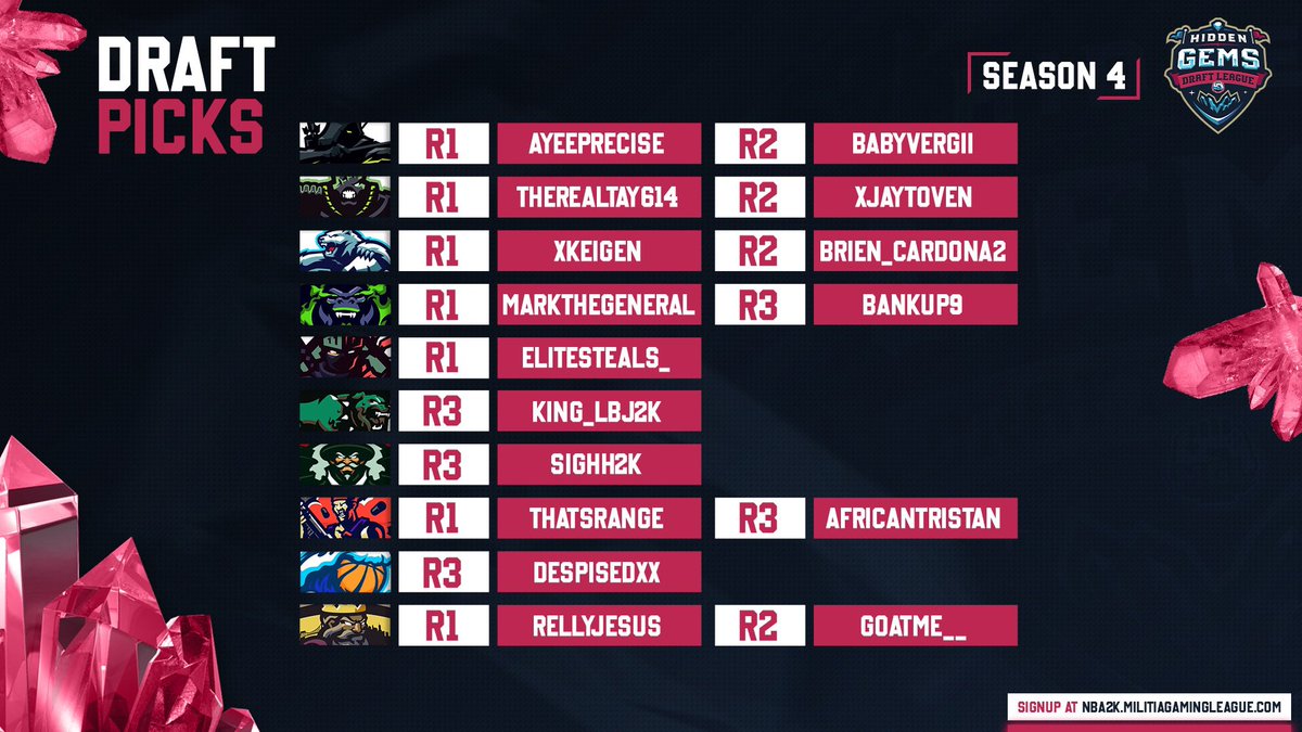 Tune in tonight at 830pm est with our host @IIJrockll and special guests <a href="/Sauce_walka757/">🦊</a> and <a href="/LegittBK/">🐜 SG1</a> to find out how these Gms fill out their rosters. 

twitch.tv/militialeague