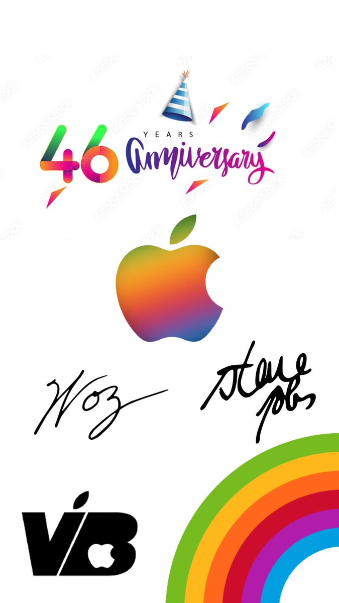 vbappleworld's tweet photo. Happy 46th Anniversary Apple Inc. @apple #apple #appleanniversary #applebirthday #applebirthday2022 #appleapril #apple46years #apple46anniversary #appleretro #applegeek #applefan #applefanboy #appleworkers #appleteam #apple2022 https://t.co/yQGrRPWmWB