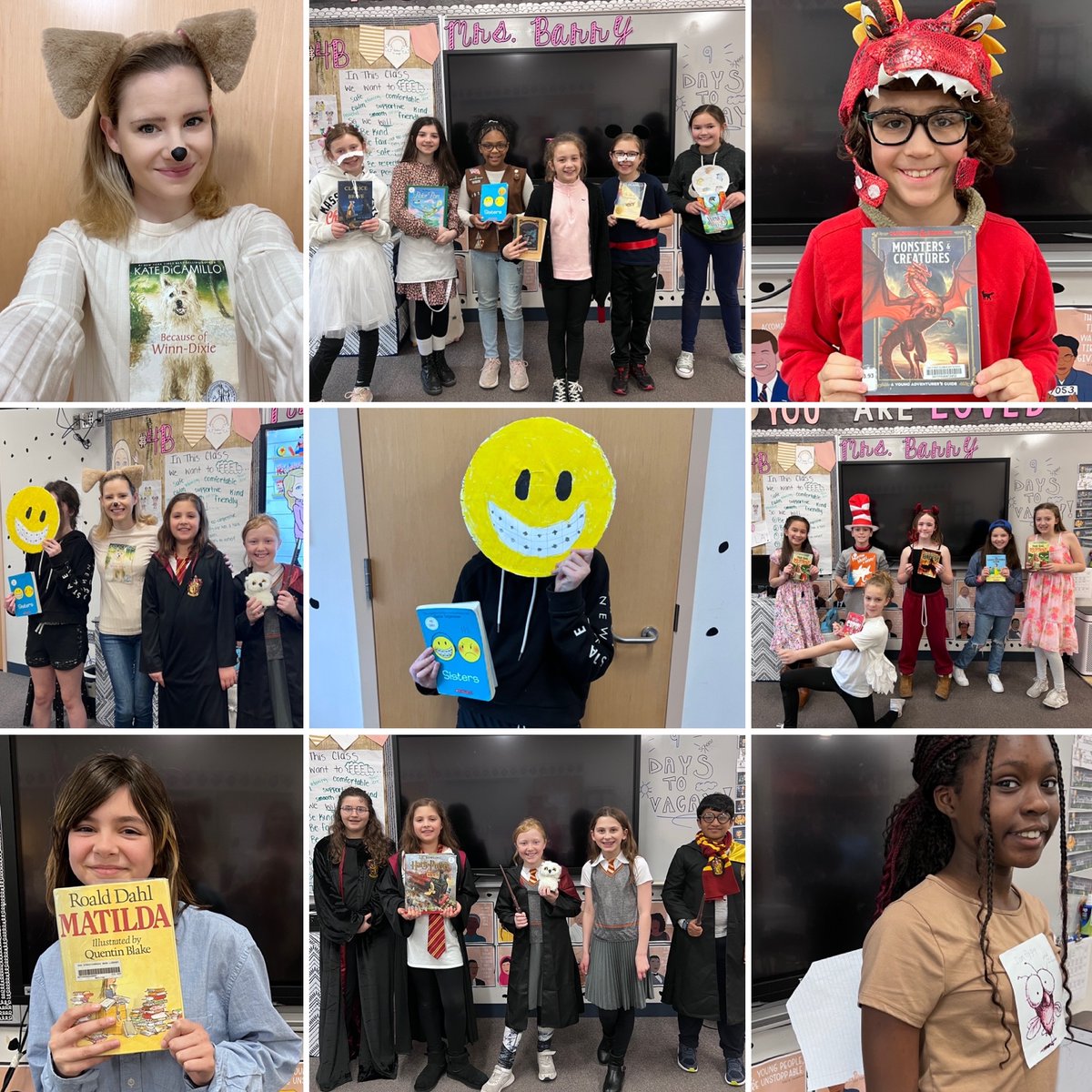 Book character day in fourth grade! #oakststories 📚