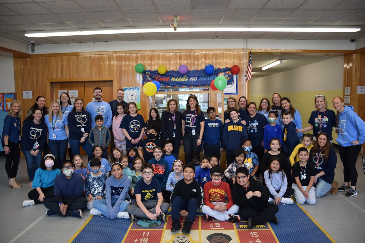 BGreenSchool's tweet photo. Incredible day @BGreenSchool celebrating the first day of Autism Awareness Month.  #AutismAcceptanceMonth @emeadowschools https://t.co/5xuR1MzKpc