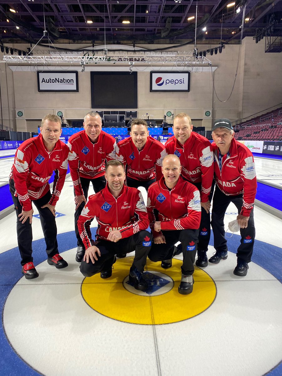 Games faces on for the 2022 LGT World Men’s Curling Championship! #WMCC2022