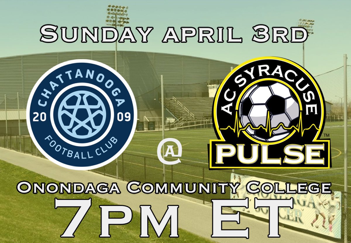 saltcityunion's tweet image. Sunday, April 3rd📍
vs Chattanooga⚽️
7pm ET⏰