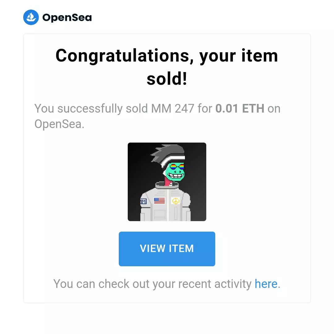 MeMonkeyArt's tweet photo. SOLD! 🎉🎉🎉

#NFT #nfts #cryptoart #nftart #nftcommunity #nftcollector #nftcollection #monkeynft #apenft #digitalnft #digitalart #digitalcollection #pixelart #pixel #pixelapes #pixelnft #ethereum #polygonnft #nogasfees #pictureprofile  #openseanft #openseacollection #nftnft https://t.co/qoCLnyrFi2