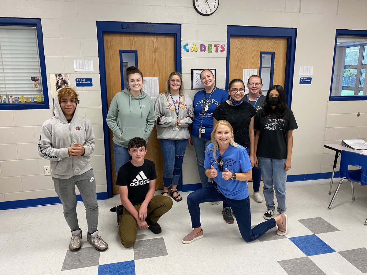 Congratulations <a href="/PRSMS_Eagles/">Paul R. Smith Middle</a> Cadets students of the month! Way to SOAR!!