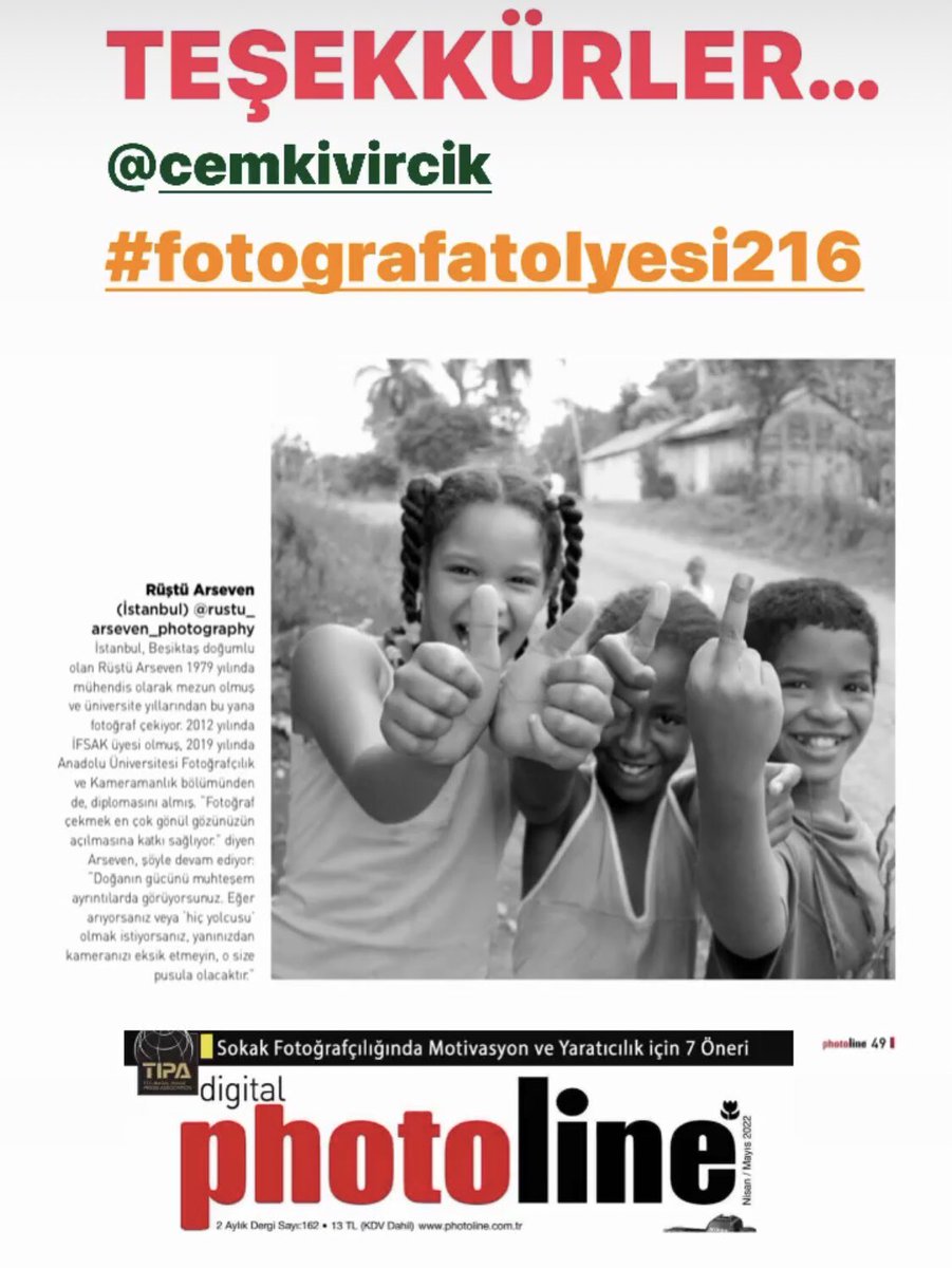 RustuArseven's tweet photo. Photoline Dergisi Nisan/Mayıs 2022 sayısı… https://t.co/0XeiplB2oU