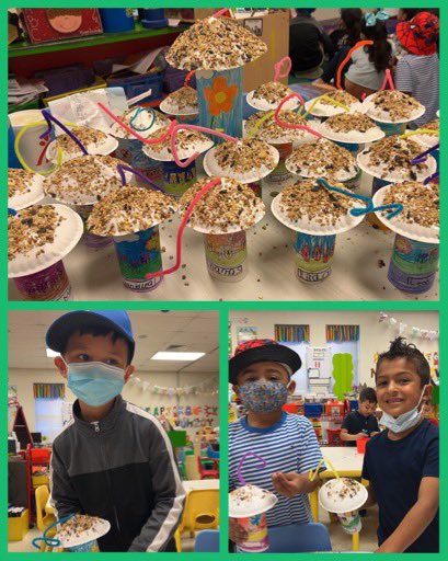MsRamirezOES1's tweet photo. PK @OES_Ocelots @rosemarycleal #PLTW bird feeders ready! https://t.co/CvnJaR0Vzr