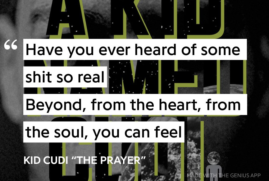 Humologist's tweet photo. Kid Cudi lyric of the day:
(Day 94) https://t.co/bylq9rwnkc