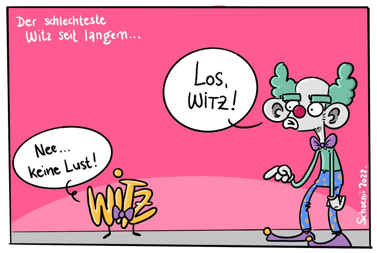 _schoenii's tweet photo. 01. April ist der Tag der schlechten #Witze. 🤡 #drawingschoenii #kleineKunstklasse https://t.co/6MxapQ2AFV