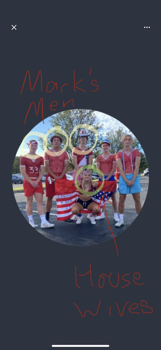 Bryan57014427's tweet photo. @Carson04444812 @2022phsntag As you can see in that accounts pfp, 4/6 people are people who are playing senior tag (from Mark’s Men and Housewives of Pick North). They’re also one of the accounts that left this harassing tweet against another team without facing any consequences. https://t.co/oBix2xI4Ew