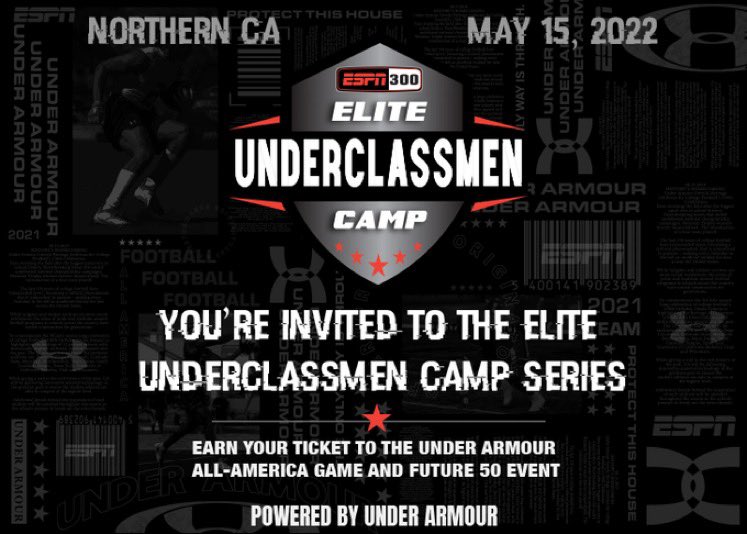 Thank you <a href="/TheUCReport/">Billy Tucker</a> for the invite to the elite underclassman camp. Extremely blessed for the opportunity to compete!!! <a href="/BrandonHuffman/">Brandon Huffman</a> <a href="/mvp7on7/">MVP Elite Football</a>