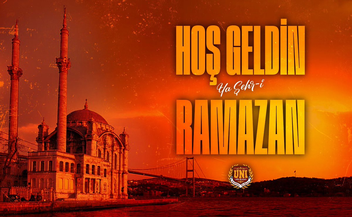uAMAKUUNI's tweet photo. 11 ayın Sultanı Ramazan-ı Şerif, Milletimiz, İslam Âlemi ve tüm insanlık için hayırlara vesile olsun. 

Hoş geldin Ya Şehr-i Ramazan!

#ultrAslanUNI https://t.co/hImgM4O4Gg