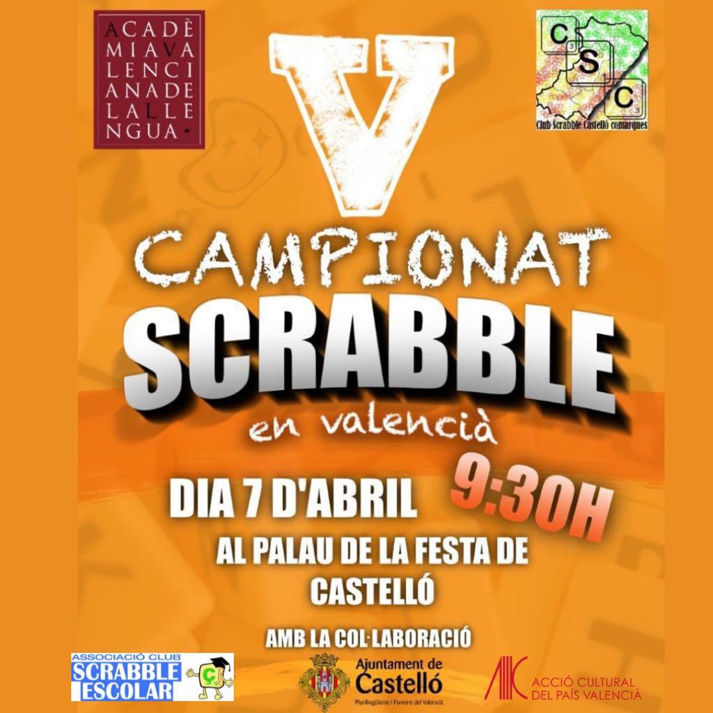 jdonateherrero's tweet photo. Tornem al Palau de la Festa. El dia 7 d’abril a les 9.30 més de 250 alumnes de 10 centres de les comarques de Castelló i el Camp de Morvedre tornaran a la competició. Sort a tots!! 💪😊🏆 @ScrabbleEscolar @AVLoficial @AjuntCastello @ACPV_cs @fiscrabblecat @sempreteua https://t.co/lVltjJhUE8
