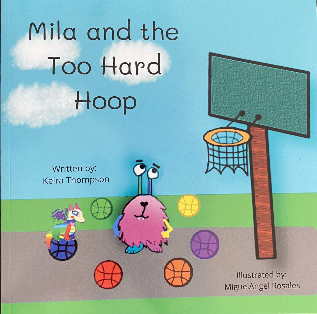 MilaTheMonster1's tweet photo. Excited to see Keira and her incredible book, Mila and the Too Hard Hoop, during the @Bucks pre-game with @ZoraStephenson on @BallySportWI this evening! https://t.co/JD1jRSUc5W