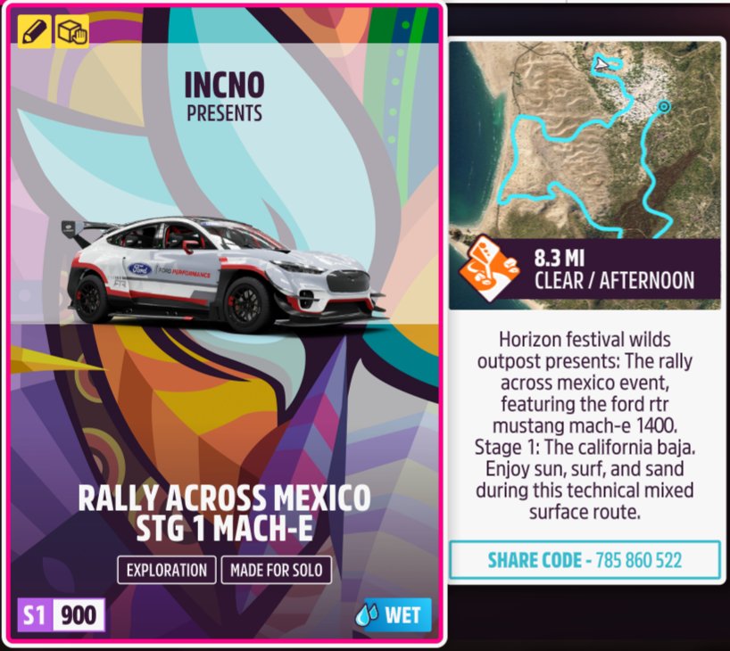 SEC3OPINCNO's tweet photo. You can take this ride out on the trail with, The Rally Across Mexico event. Stage 1: the California Baja. Enjoy sun, surf, &amp; sand in this technical mixed surface route.
Event code: 785 860 522
Need a rally tune? Code: 544 069 515 #horizonevent #horizonbluprint #horizonwilds https://t.co/lU2i4Cvcge