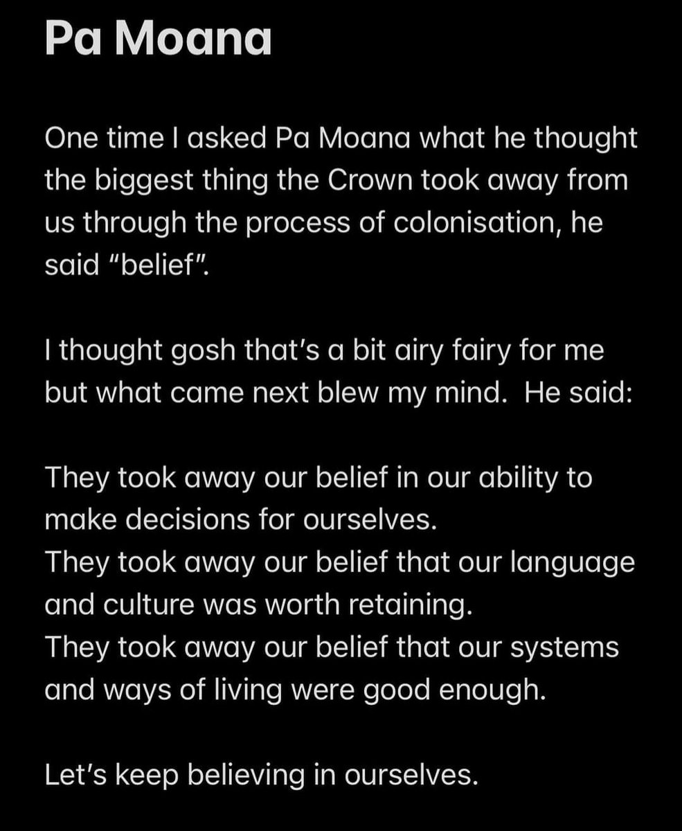 formerlydaniels's tweet photo. Neph @HynesSafari had this conversation with Dr Te Moana nui a Kiwa (Moana) Jackson.. Another #MoanaMicdrop #believeinMāori https://t.co/ATV7atwAzO
