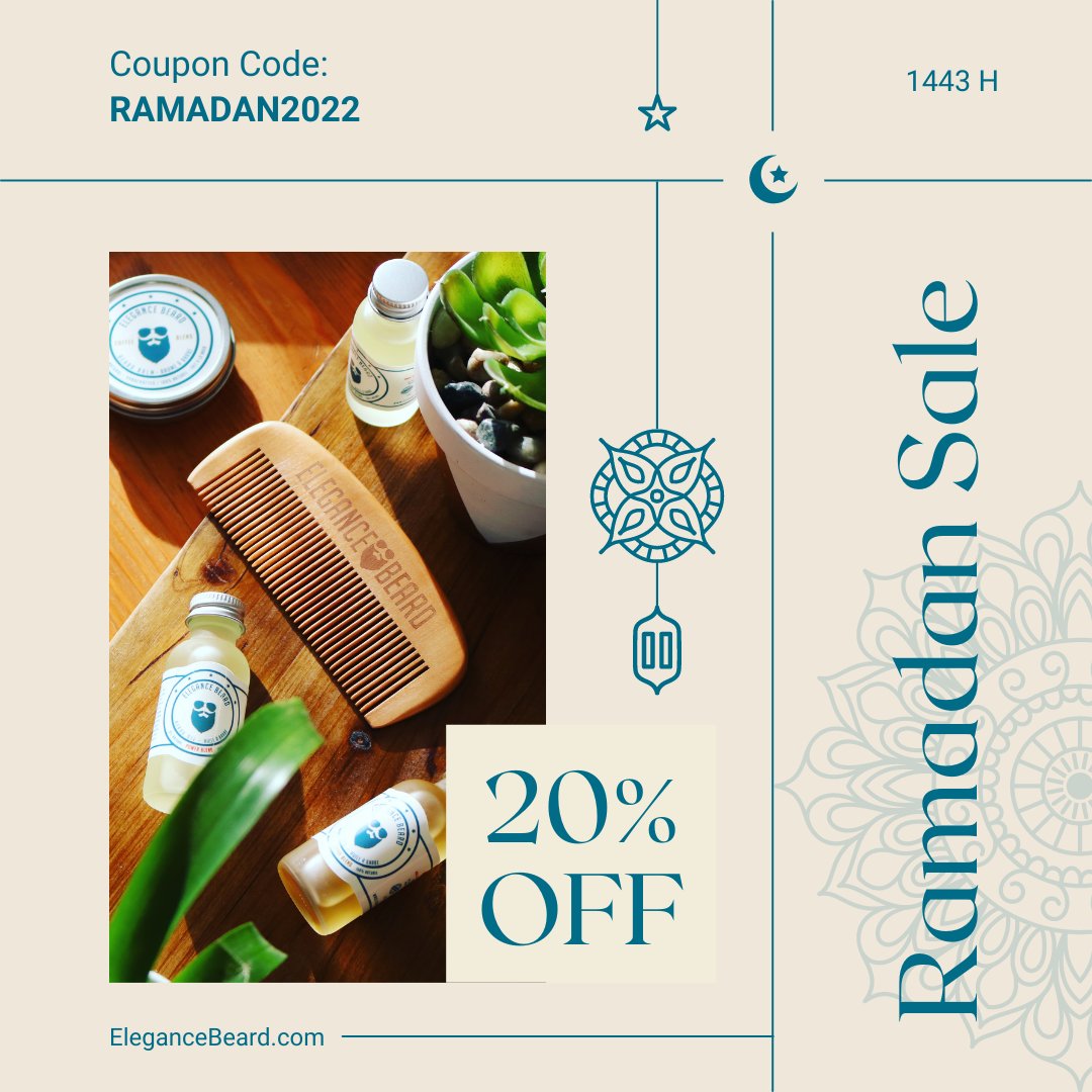 Elegance_Beard's tweet photo. #RamadanMubarak
May Allah grant you peace during this month🤲
In order to celebrate the arrival of this month we would like 2 offer our customers a 20% discount code throughout the blessed month on ALL items on https://t.co/a8s3ZLtOGF by entering RAMADAN2022 at checkout #Ramadan https://t.co/jsb67O46oU