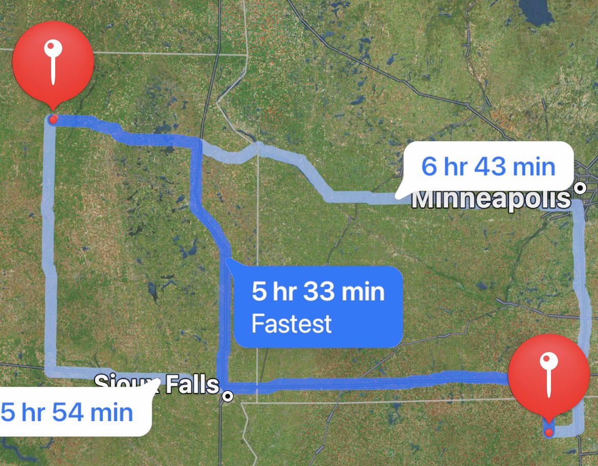 PCSaintsSB's tweet photo. On the Road Again.. 
Aberdeen SD 🚌 ➡️ Forest City IA https://t.co/SwmShnd8gV
