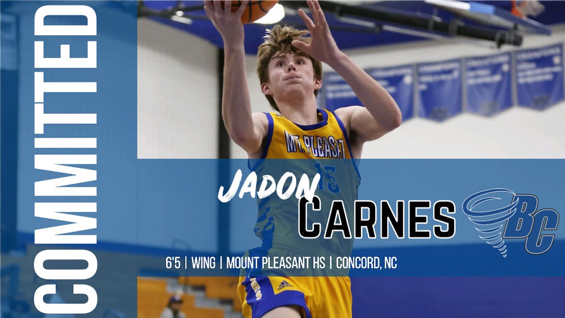 We are extremely proud to announce the newest member to our program, Jadon Carnes! #NadoNation🌪