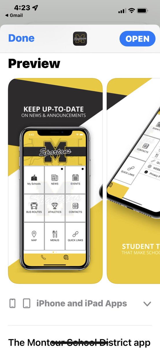 DR_CHRIS_STONE's tweet photo. Now available on Apple and Google play! More information will be forthcoming next week on why parents "need" the Montour App! https://t.co/JJt8eRq2I4