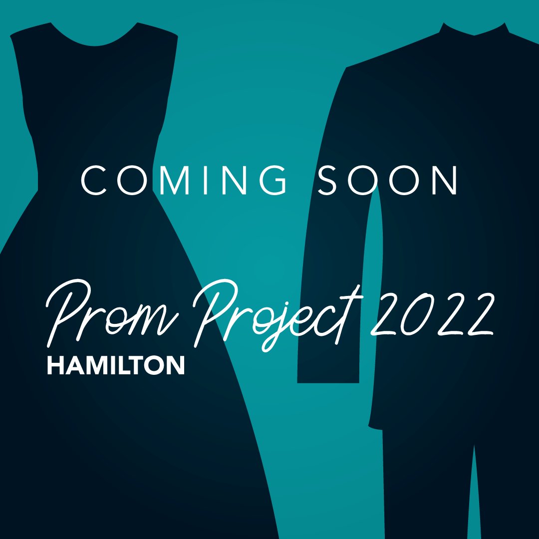 After a two-year hiatus, Prom Project Hamilton is RETURNING! We can't wait to share details about our 2022 event 👗👔

Be sure to keep an eye on our website and social media for more information. An announcement is coming soon!

Prom Project Hamilton: promprojecthamilton.ca