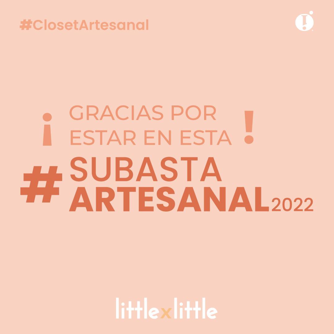 Gracias gracias gracias!!! 💛 De parte de todo el equipo y colaboradoras de NGOimpacto, te agradecemos el haber formado parte de la #subastaartesanal 2022 ✨
El dinero recaudado será utilizado para la campaña #littlexlittle de @globalgiving ¡Mantente atentx! Arrancamos el lunes!