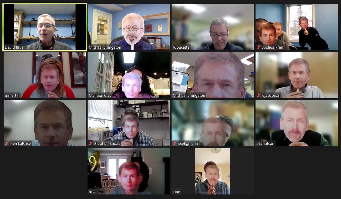 April Fools! During our Friday meeting, our Blackdog Salem employees decided to play a prank on our CEO, Dave Bryan. It was a great way to start off our Friday! 😊
 #aprilfools #remodel #remodeling #reno #renovation #kitchenreno #kitchenremodel #kitchendesign #bathroomdesign