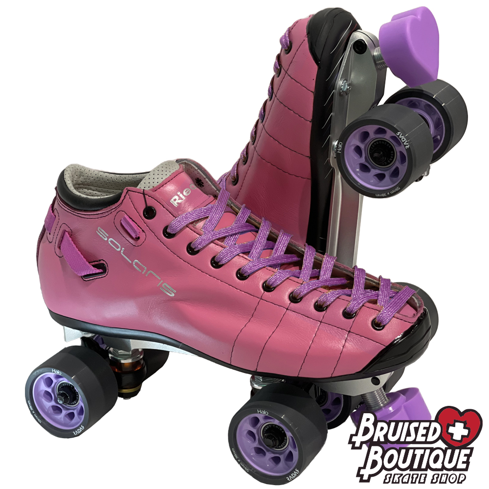 Pink 💗 Custom <a href="/RiedellRoller/">Riedell Roller</a> Solaris Skates
bruisedboutique.com/onlinestore/in…
Let us know when it's time to build your perfect custom skates!
#customskates