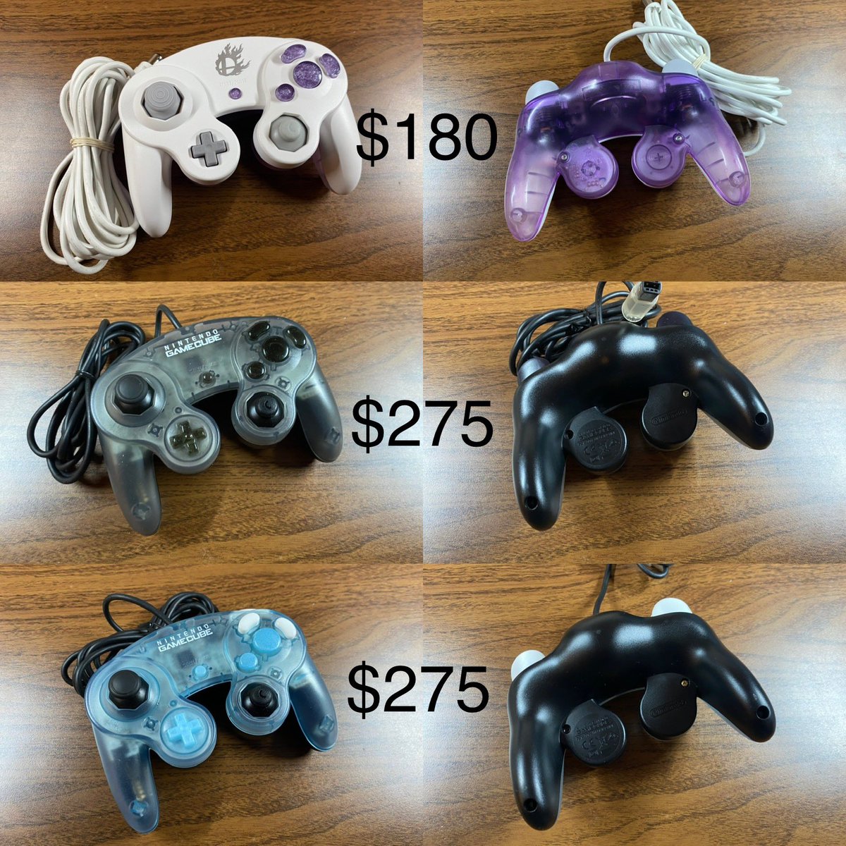 Currently have three controllers looking for new homes while I wait for more controllers and buttons to come in. Details and individual pictures in replies, as always DM if there’s any interest!