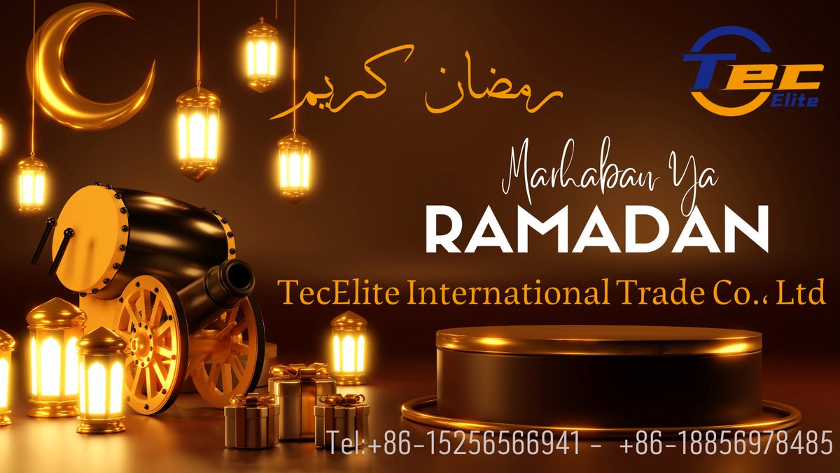 M1Abdulrab's tweet photo. تتقدم شـــركة Tec Elite الدولية للاستيراد والتصدير المحدودة بالتهنئة للأمة العربية والإسلامية بحلول شهر رمضان المبارك وكل عام وأنتم بألف خير
#TecElite https://t.co/0APjmpQnbn