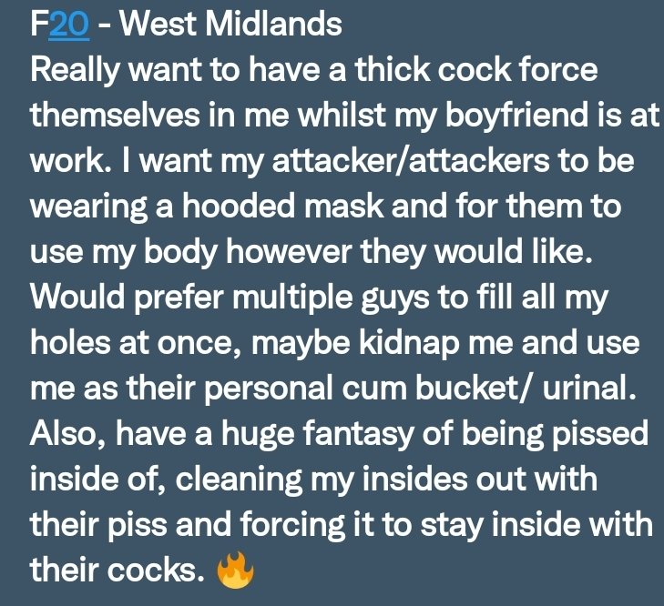 PervConfession's tweet photo. TW

She wants to be used by strangers and be filled with cum and piss https://t.co/YnDwBczbtM