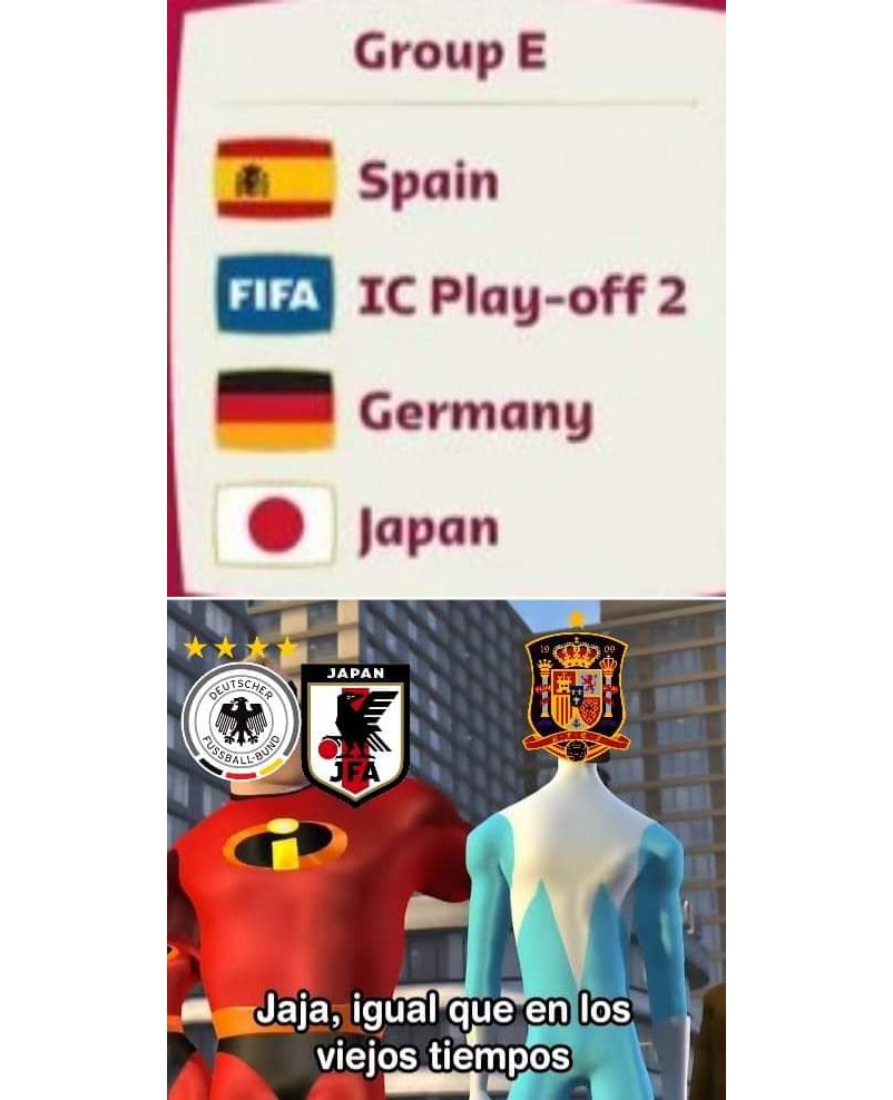 En este grupo sólo faltó Italia para que el equipo 7 renaciera aquí y ahora

#MundialQatar2022