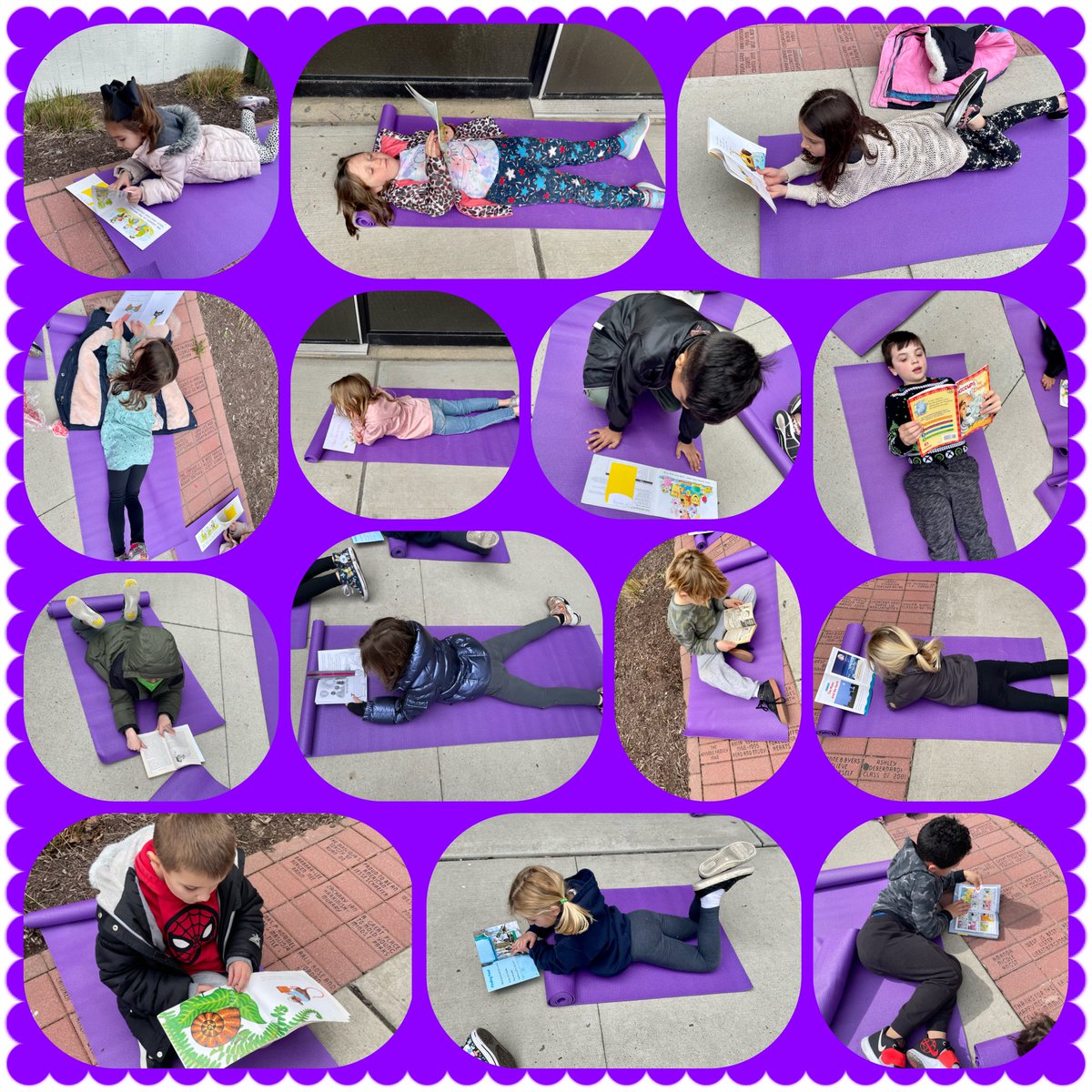 Sunshine, fresh air, yoga mats, a good book…what else do you really need in life? Happy FriYay!☀️📖<a href="/WestSchoolLBNY/">West School</a>