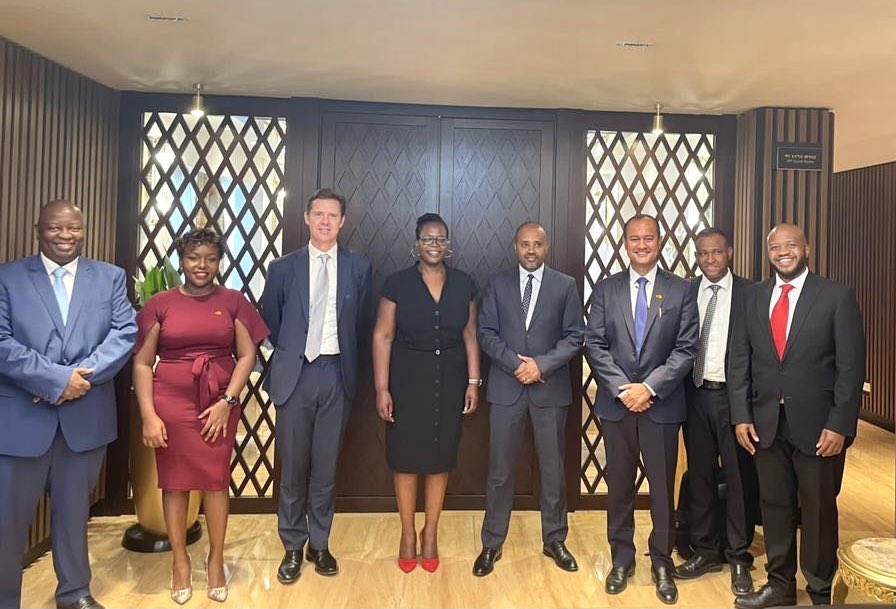 Mastercard’s African Prez Mark Elliot &amp; Country Head Shehryar Ali met with various ministries in Addis Ababa &amp; pledged to support with digital payments focusing on transport &amp; tourism sectors. We thank Mastercard for its commitment to #Ethiopia’n Govt’s digital vision for 2025.