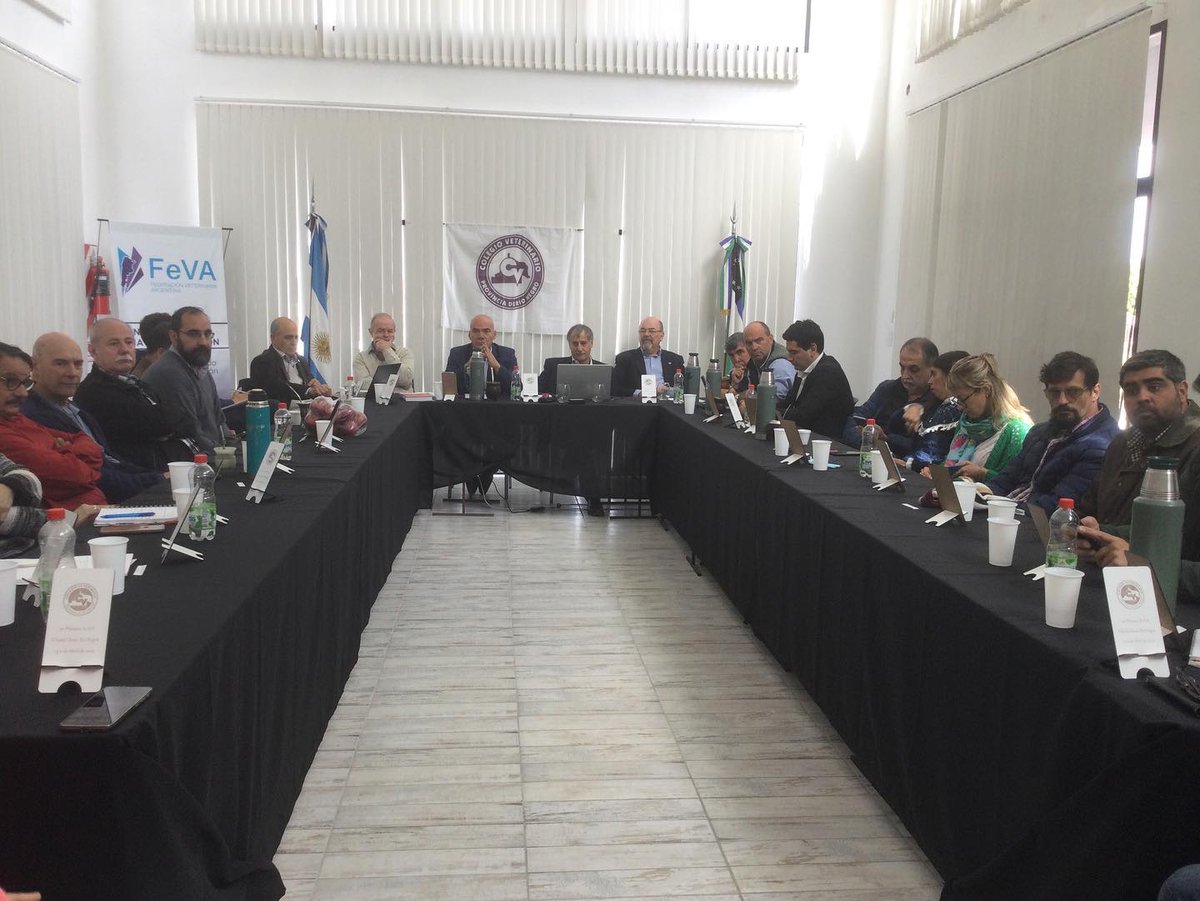 Federacionvete's tweet photo. Hoy comenzó el Primer Plenario de la FeVA 2022 en el Colegio de Veterinarios de Río Negro.
Federico Berger destacó: “En este primer plenario como presidente, siento un profundo agradecimiento a todos ustedes por estar acá trabajando por el crecimiento de nuestra institución”. https://t.co/VURVyJc7SG