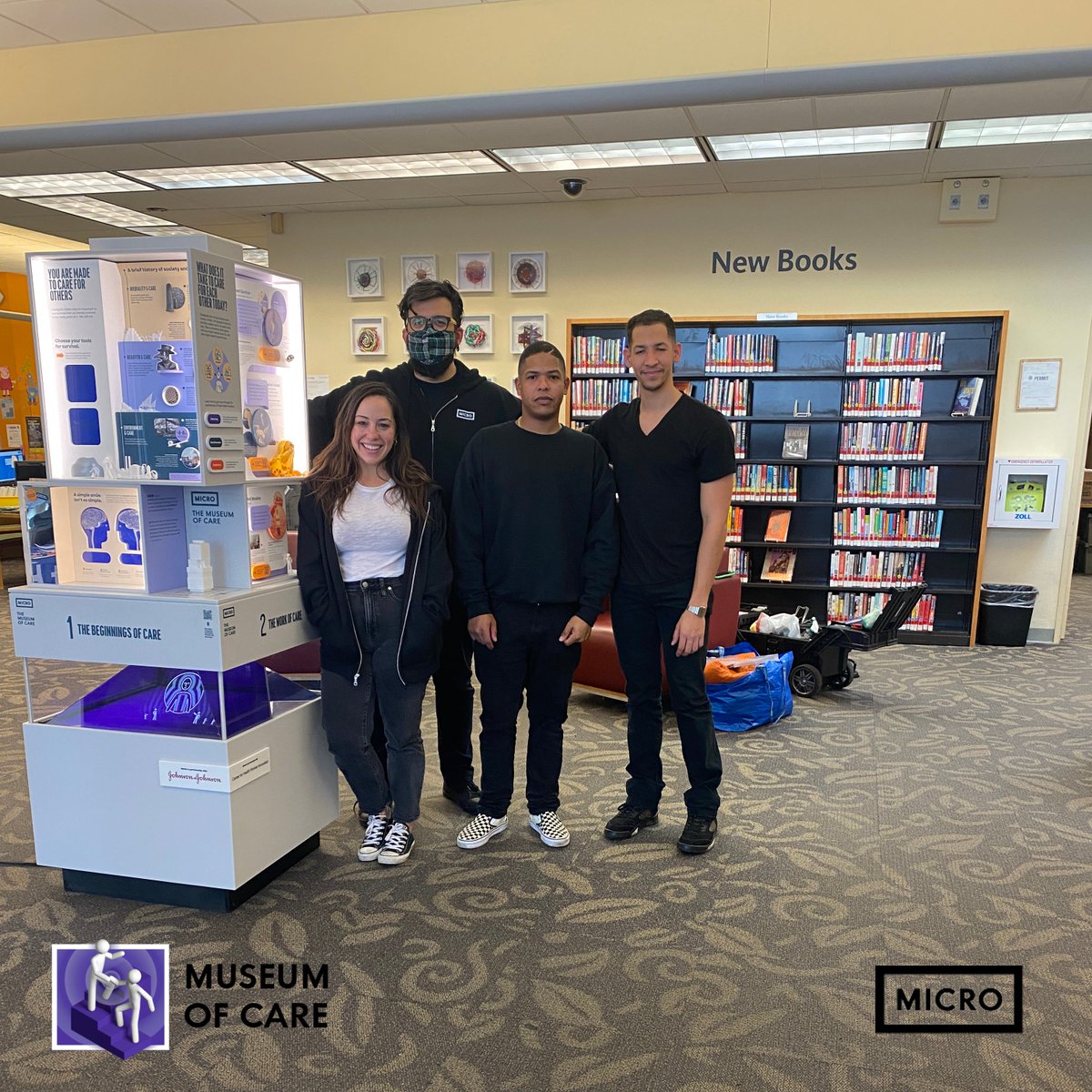 Today our team of MICROnauts delivered the Museum of Care to NYPL's <a href="/BaychesterLibr/">Baychester Library</a> library in Co-op City in the Bronx! Visit today through April 28!

#museumofcare #nypl #bronx #NYC #thebronx #thebronxnyc #healthworkers