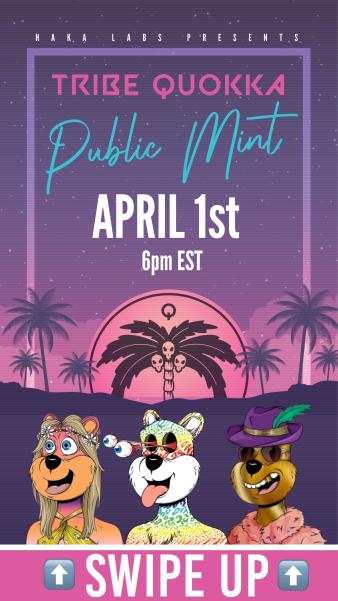 Everything_Trip's tweet photo. I think everyones gonna want one of these @TribeQuokka NFTs pretty soon. Get them before they're gone. https://t.co/a0RwkbCPno